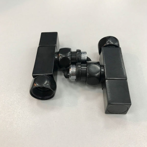 Кран угловой 3/4х1/2" г/ш пара черные MRV-S=LX855SCH0504